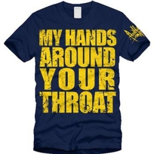 And Hell Followed With - T/S Throat - Blue (M) i gruppen MERCHANDISE / Merch / Hårdrock hos Bengans Skivbutik AB (4213744)