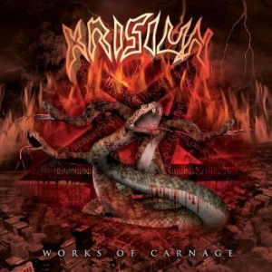 Krisiun - Works Of Carnage (Transparent Red) i gruppen VINYL / Hårdrock/ Heavy metal hos Bengans Skivbutik AB (4214147)
