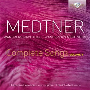 Medtner Nikolai - Wandrers Nachtlied - Complete Songs i gruppen Externt_Lager / Naxoslager hos Bengans Skivbutik AB (4216580)