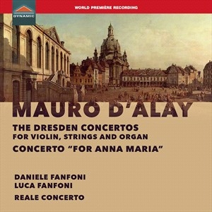 D'alay Mauro - The Dresden Concertos For Violin, S i gruppen Externt_Lager / Naxoslager hos Bengans Skivbutik AB (4216591)