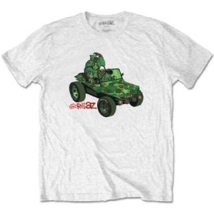 Gorillaz - Gorillaz Unisex T-Shirt: Green Jeep i gruppen ÖVRIGT / Merchandise hos Bengans Skivbutik AB (4219666r)