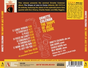 Ornette Coleman - Shape Of Jazz To Come i gruppen CD / Jazz hos Bengans Skivbutik AB (4219773)