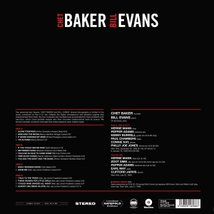Baker Chet & Bill Evans - Complete Recordings i gruppen VINYL / Jazz hos Bengans Skivbutik AB (4219783)