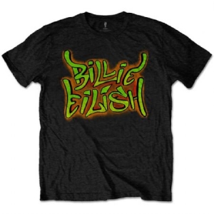 Billie Eilish - Billie Eilish Kids T-Shirt: Graffiti i gruppen CDON - Exporterade Artiklar_Manuellt / T-shirts_CDON_Exporterade hos Bengans Skivbutik AB (4219927r)