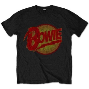 David Bowie - David Bowie Kids T-Shirt: Vintage Diamond Dogs Logo (Black) i gruppen Minishops / David Bowie / David Bowie Merch hos Bengans Skivbutik AB (4219955r)