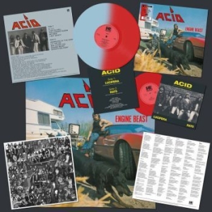 Acid - Engine Beast (Red/Blue Vinyl Lp + 7 i gruppen VINYL / Hårdrock/ Heavy metal hos Bengans Skivbutik AB (4221290)