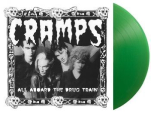 Cramps - All Aboard The Drug Train (Green) i gruppen VINYL / Rock hos Bengans Skivbutik AB (4221767)