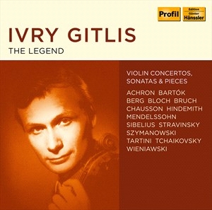 Various - Ivry Gitlis - The Legend (4Cd) i gruppen Externt_Lager / Naxoslager hos Bengans Skivbutik AB (4223641)