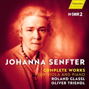 Senfter Johanna - Complete Works For Viola & Piano i gruppen CD / Klassiskt hos Bengans Skivbutik AB (4223642)