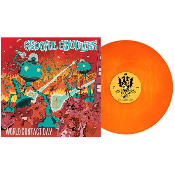 Groovie Ghoulies - World Contact Day (Colored) i gruppen VINYL / Pop hos Bengans Skivbutik AB (4224313)