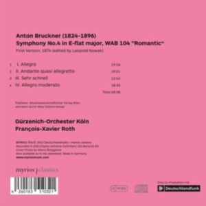 Gurzenich-Orchester Köln/Roth François-X - Bruckner Symphony No. 4 (First Version) i gruppen ÖVRIGT / Övrigt / aub hos Bengans Skivbutik AB (4224882)