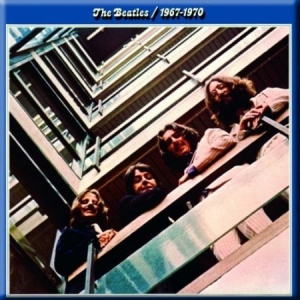 The beatles - FRIDGE MAGNET: BLUE ALBUM i gruppen Minishops / Beatles hos Bengans Skivbutik AB (4225939)