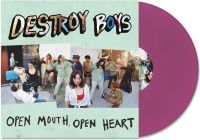 Destroy Boys - Open Mouth Open Heart (Purple Vinyl i gruppen VINYL / Pop-Rock hos Bengans Skivbutik AB (4226552)