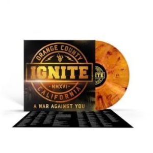 Ignite - A War Against You (Gold Marbeled Vi i gruppen VINYL / Hårdrock/ Heavy metal hos Bengans Skivbutik AB (4226559)