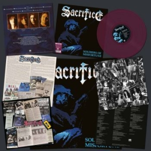 Sacrifice - Soldiers Of Misfortune (Purple Viny i gruppen VINYL / Hårdrock/ Heavy metal hos Bengans Skivbutik AB (4227802)