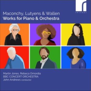 Maconchy Elizabeth Lutyens Elisa - Works For Piano & Orchestra i gruppen Externt_Lager / Naxoslager hos Bengans Skivbutik AB (4227818)