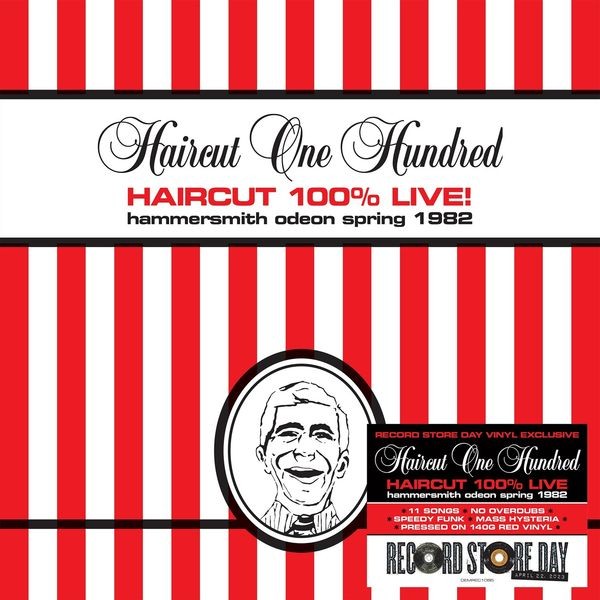 Haircut 100 - Haircut 100% Live (Hammersmith Odeon 1982) - Limited 140-Gram Red Colored Vinyl i gruppen VINYL / Rock hos Bengans Skivbutik AB (4229454)