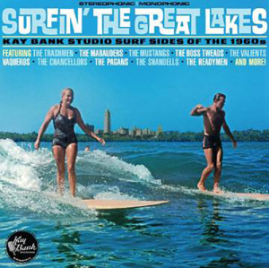 Various artists - Surfin' The Great Lakes: Kay Bank Studio Surf Sides Of The 1960S (Seaglass Blue i gruppen VI TIPSAR / Record Store Day / RSD2023 hos Bengans Skivbutik AB (4229500)