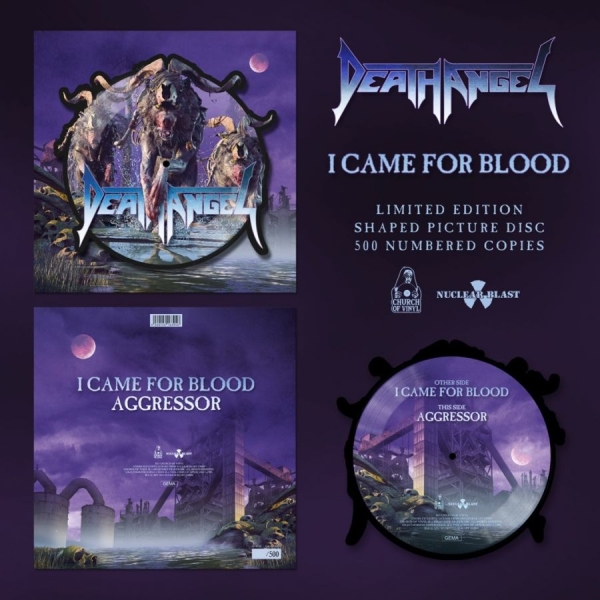 Death Angel - I Came For Blood (Shaped Picture Di i gruppen VINYL / Hårdrock hos Bengans Skivbutik AB (4230206)