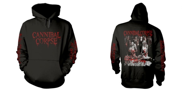 Cannibal Corpse - Hood - Butchered At Birth (M) i gruppen MERCHANDISE / Hoodies / Hårdrock hos Bengans Skivbutik AB (4230320)
