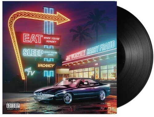 WORTHYJOY & HARRY FRAUD - EAT WHEN YOU'RE HUNGRY SLEEP WHEN YOUR T i gruppen VINYL / Hip Hop hos Bengans Skivbutik AB (4230483)