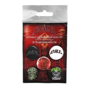 Evile - Button Badge Set i gruppen ÖVRIGT / Merchandise hos Bengans Skivbutik AB (4231134)