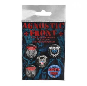 Agnostic Front - Button Badge Set i gruppen ÖVRIGT / MK Test 7 hos Bengans Skivbutik AB (4231135)