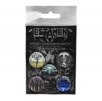 Testament - Button Badge Set i gruppen MERCHANDISE / Pin-Button Badge / Hårdrock hos Bengans Skivbutik AB (4231139)