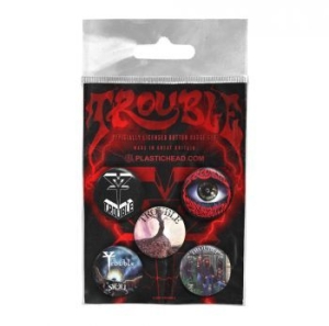 Trouble - Button Badge Set i gruppen ÖVRIGT / Merchandise hos Bengans Skivbutik AB (4231142)
