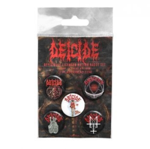 Deicide - Button Badge Set i gruppen Minishops / Deicide hos Bengans Skivbutik AB (4231149)