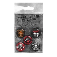 Metal Blade Records - Button Badge Set i gruppen MERCHANDISE / Pin-Button Badge / Hårdrock hos Bengans Skivbutik AB (4231154)