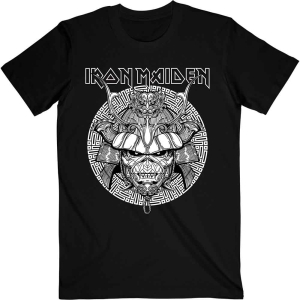 Iron Maiden - Samurai Graphic White Uni Bl    i gruppen MERCH / T-Shirt / Rockoff_Nya April24 hos Bengans Skivbutik AB (4233009r)
