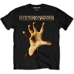 System Of A Down - Hand Uni Bl T-Shirt  (L) i gruppen MERCHANDISE / T-shirt / Hårdrock hos Bengans Skivbutik AB (4235510)