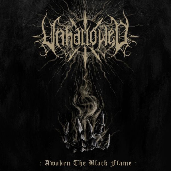 Unhallowed - Awaken The Black Flame i gruppen CD / Hårdrock/ Heavy metal hos Bengans Skivbutik AB (4235988)