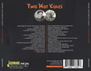 Eddie & Betty Cole - Two Hot Coles i gruppen CD / Jazz hos Bengans Skivbutik AB (4235989)