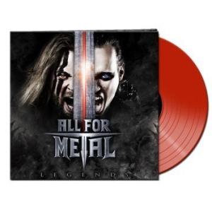 All For Metal - Legends (Red Vinyl Lp) i gruppen VINYL / Hårdrock/ Heavy metal hos Bengans Skivbutik AB (4236768)