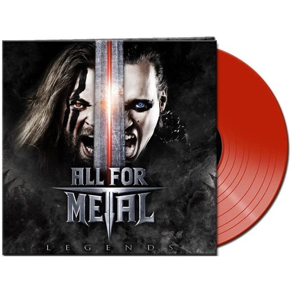 All For Metal - Legends (Red Vinyl Lp) i gruppen VINYL / Hårdrock/ Heavy metal hos Bengans Skivbutik AB (4236768)