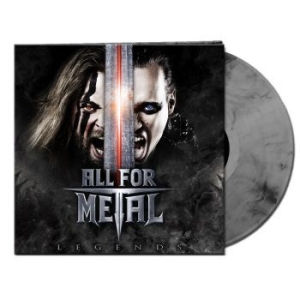 All For Metal - Legends (Silver Marbled Vinyl Lp) i gruppen VINYL / Hårdrock hos Bengans Skivbutik AB (4236769)