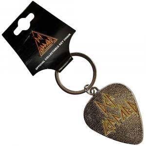 Def Leppard - Keychain: Logo Pick (Enamel In-fill) i gruppen MERCHANDISE / Nyckelring / Hårdrock hos Bengans Skivbutik AB (4237139)