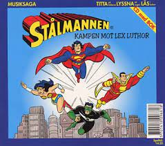 Stålmannen Cd Med Bok - Kampen Mot Lex Luthor i gruppen CD / Barnmusik,Pop-Rock hos Bengans Skivbutik AB (4237854)