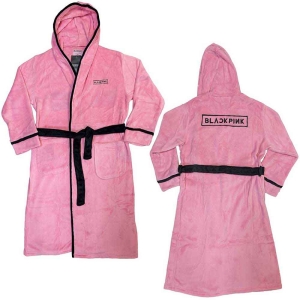 Blackpink - Logo Uni Pink Bath Robe: S i gruppen MERCHANDISE / Merch / K-Pop hos Bengans Skivbutik AB (4238684r)