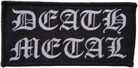 Death Metal - Patch Death Metal (4,8 X 9,9 Cm) i gruppen MERCHANDISE / Tygmärke / Hårdrock hos Bengans Skivbutik AB (4238926)