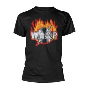 Wasp - T/S Sawblade Logo (L) i gruppen ÖVRIGT / Merchandise hos Bengans Skivbutik AB (4239812)