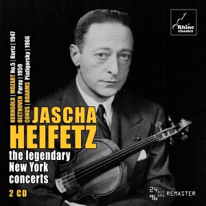 Heifetz Jascha - Legendary New York Concerts i gruppen CD / Klassiskt,Övrigt hos Bengans Skivbutik AB (4240849)