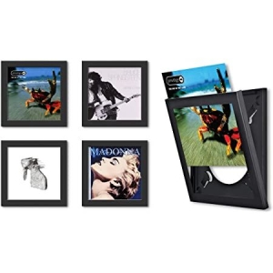 Black LP Flip Frame 4 Pack - Black LP Flip Frame 4 Pack i gruppen CDON - Exporterade Artiklar_Manuellt / Tillbehör_Vinyl_CDON_Exporterade hos Bengans Skivbutik AB (4241823)