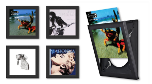 Show And Listen - Black LP Flip Frame 4-Pack i gruppen ÖVRIGT / Vinyltillbehör hos Bengans Skivbutik AB (4241823)