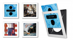 Show And Listen - White LP Flip Frame 4-Pack i gruppen ÖVRIGT / Vinyltillbehör hos Bengans Skivbutik AB (4241826)