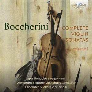 Boccherini Luigi - Complete Violin Sonatas, Vol. 1 (5C i gruppen Externt_Lager / Naxoslager hos Bengans Skivbutik AB (4242252)