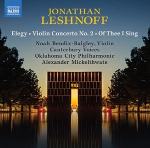 Leshnoff Jonathan - Elegy Violin Concerto No. 2 Of Th i gruppen Externt_Lager / Naxoslager hos Bengans Skivbutik AB (4242371)