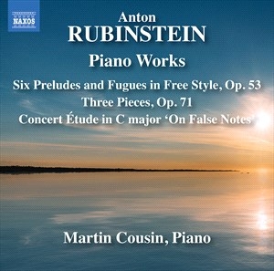 Rubinstein Anton - Piano Works - Six Preludes & Fugues i gruppen Externt_Lager / Naxoslager hos Bengans Skivbutik AB (4242375)